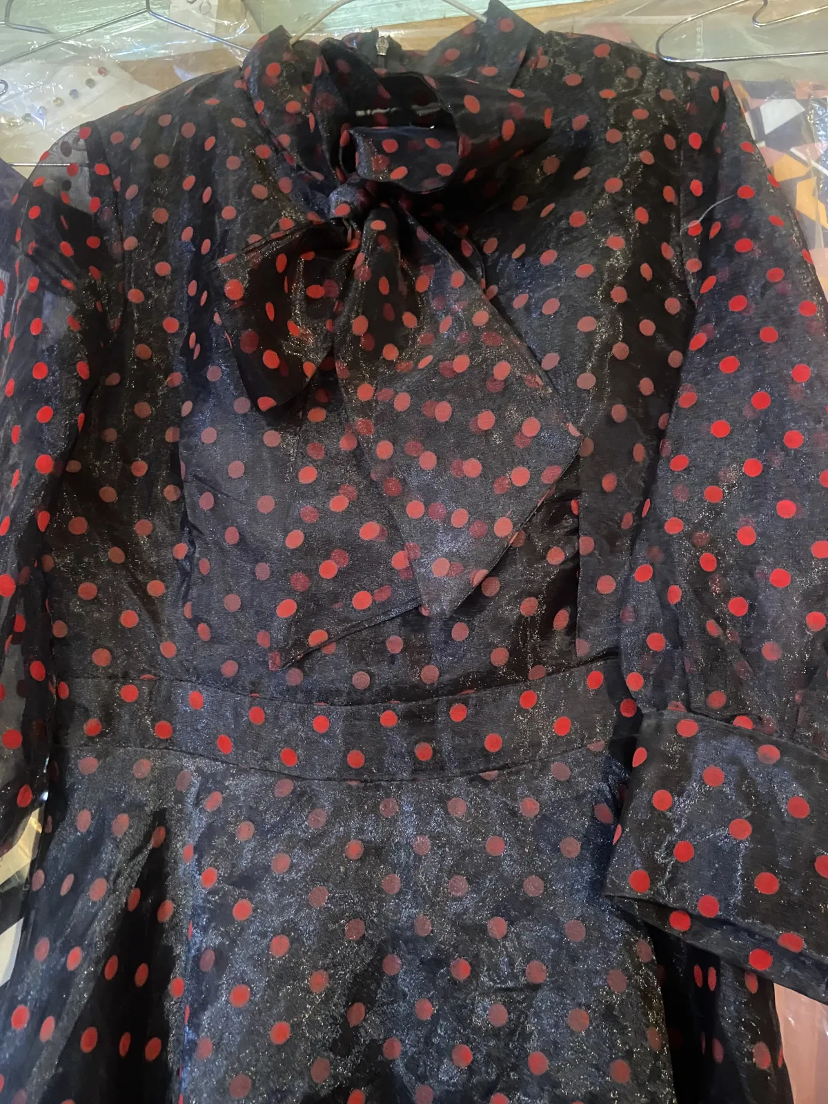 Miniature Robe mousseline évasée